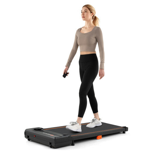 2.5HP Under Desk Treadmill with Remote Control for Home Office-Black LuxuryLifeWay Online Store