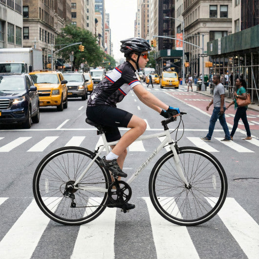 26 Inch Mountain Bike Adjustable with 6-Speed and All-terrain Rubber Wheels-Gray - Color: Gray - Size: 26 inches LuxuryLifeWay Online Store