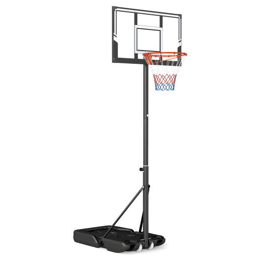 3.3-10 Feet Portable Basketball Hoop Adjustable with Base and Wheels LuxuryLifeWay Online Store