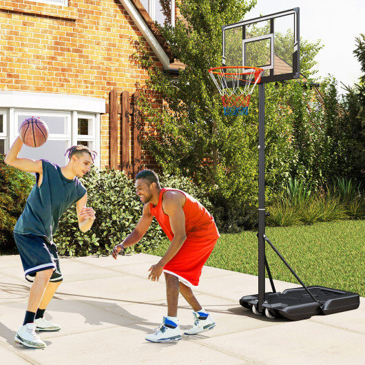 3.3-10 Feet Portable Basketball Hoop Adjustable with Base and Wheels LuxuryLifeWay Online Store