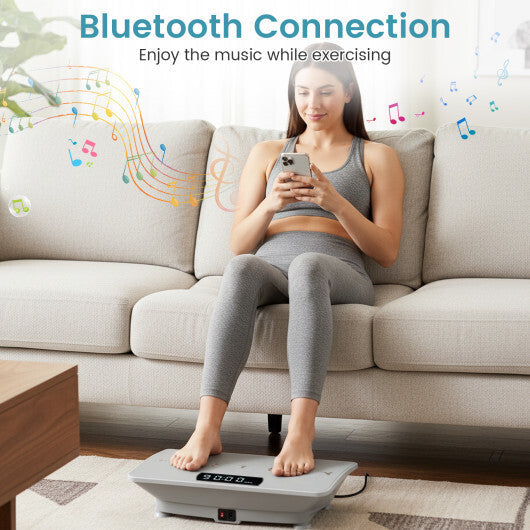 Vibration Plate Exercise Machine with Gravity Sensor for Home-Black LuxuryLifeWay Online Store