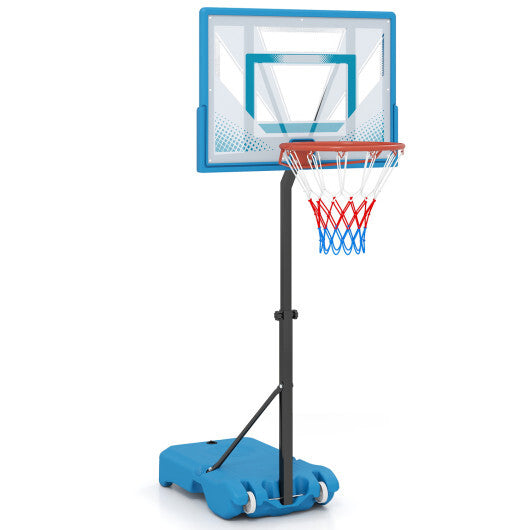 Pool Basketball Hoop with 3-Level Adjustable Height and Weighted Base LuxuryLifeWay Online Store