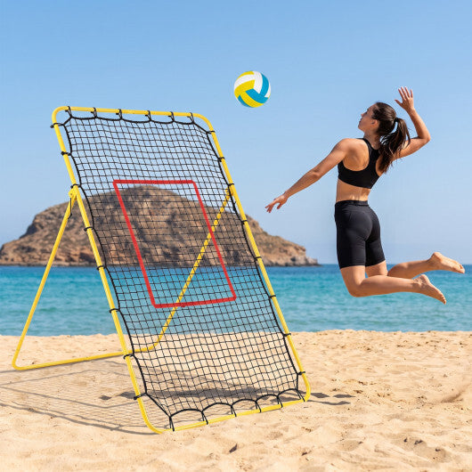Volleyball Rebounder Net with 4 Adjustable Angles for Bumping and Spiking LuxuryLifeWay Online Store