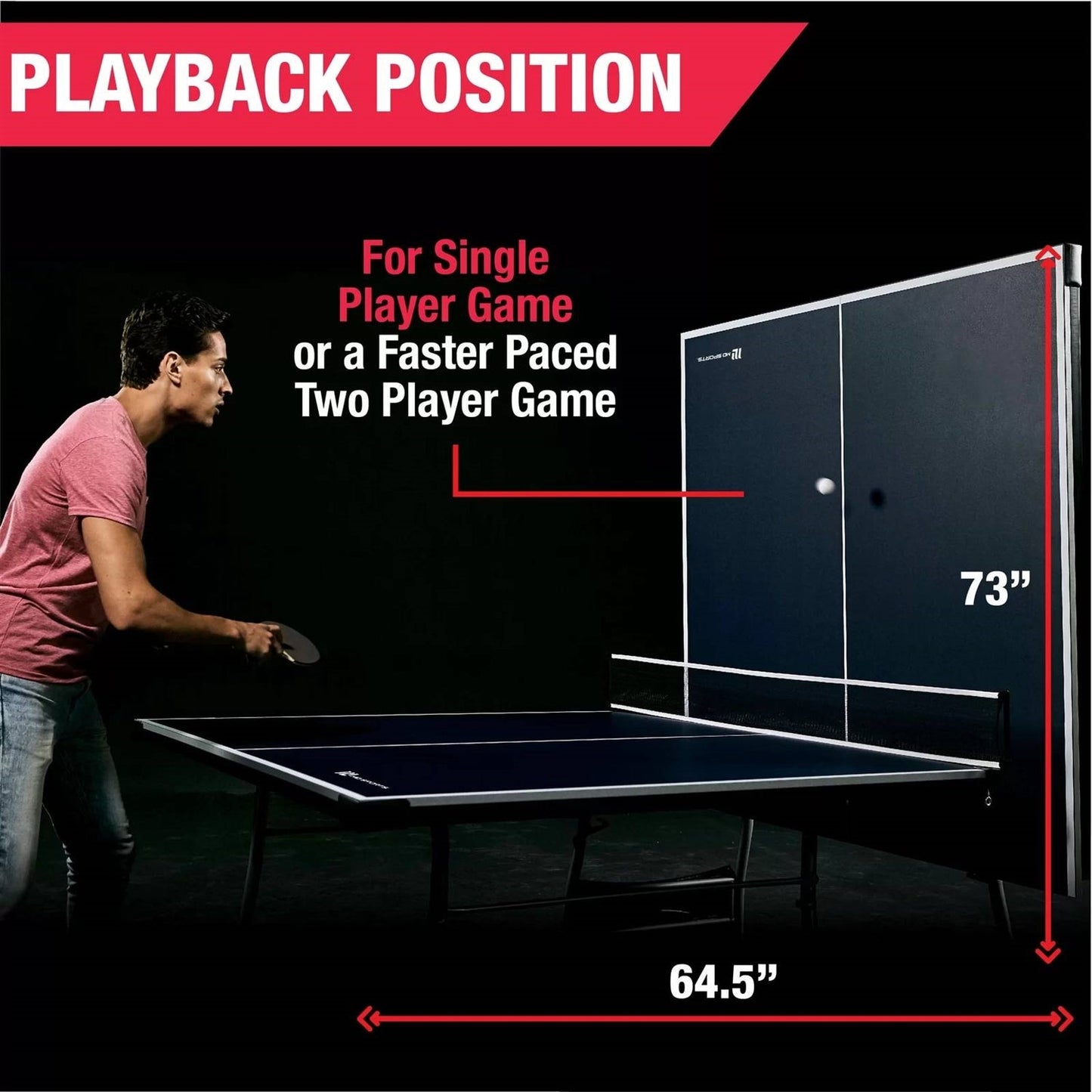 Official Size Blue Ping Pong Table Tennis Set with Net 2 Balls and 2 Paddles LuxuryLifeWay Online Store