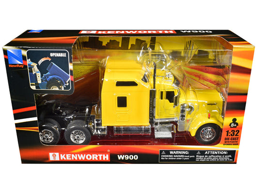 Kenworth W900 Truck Tractor Yellow "Long Haul Truckers" Series 1/32 Diecast Model by New Ray LuxuryLifeWay Online Store