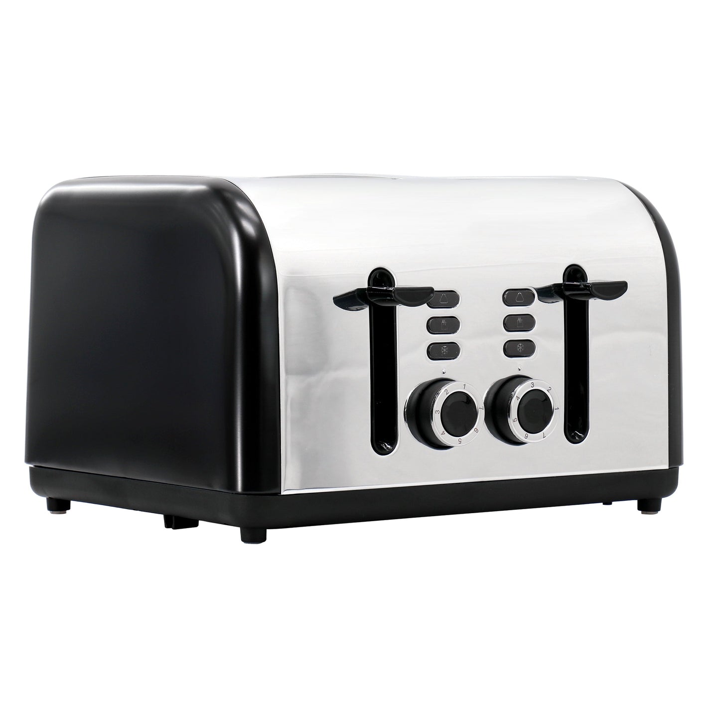 Redmond 4-Slice Wide Slot 1400W Stainless Steel Toaster in Black LuxuryLifeWay Online Store