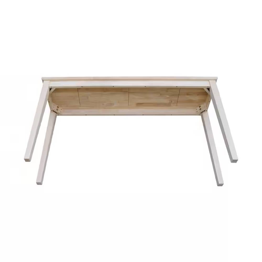 Unfinished Solid Wood 5-ft. Farmhouse Console Sofa Table LuxuryLifeWay Online Store