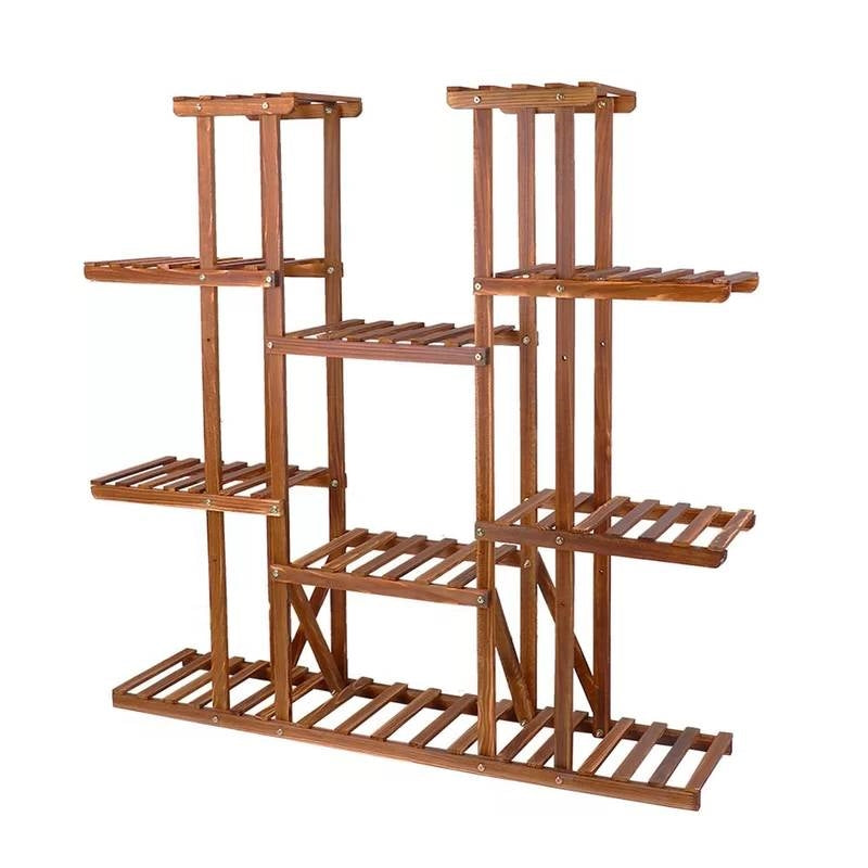 Solid Wood Indoor Outdoor 11-Tier Plant Stand LuxuryLifeWay Online Store