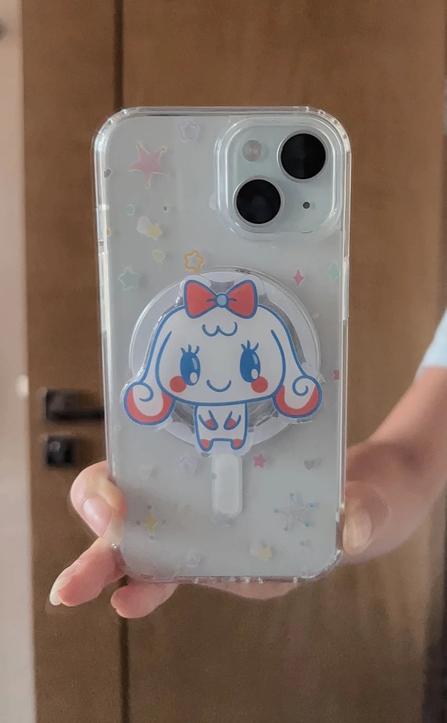 Kawaii Tamagotchi Family Magnetic Phone Stand With Retractable Airbag Strong Absorption Portable Anti-Fall Desktop Support Gifts Pi-Mart