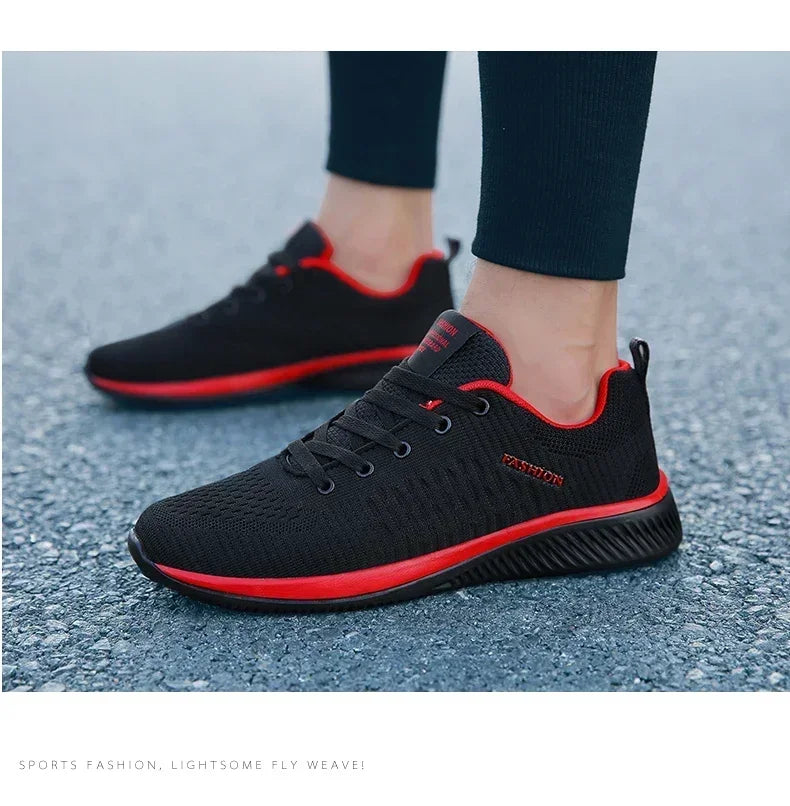 2026 Men Running Walking Knit Shoe Casual Sneakers Breathable Sports Running Athletic Gym Lightweight Outdoor Women Shoes Size Pi-Mart