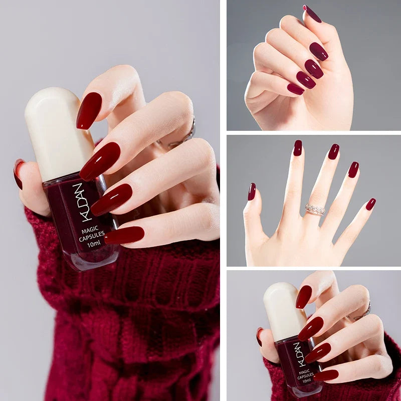 10ml Water-Based Peel Off Nail Polish 40 Colors Long Lasting Quick Drying No Need of Lamp to Cure Nail Supplies Manicure Nails Tri Light Beauty