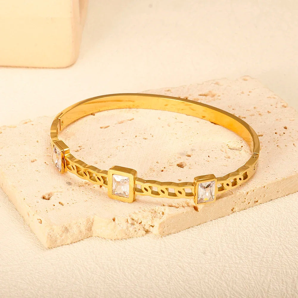 Fashion Simple Stainless Steel Bracelet Pi-Mart