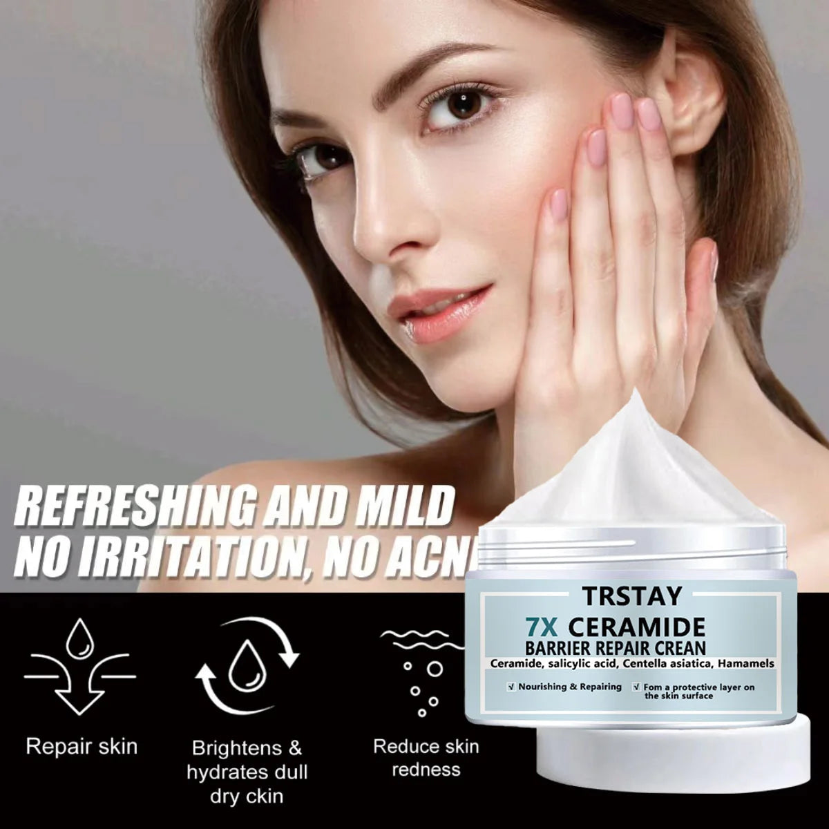 Moisturizing Face Cream, Repair Dry Skin, Protect Skin, Improve Skin Quality, Lubricate And Tighten Skin, Make Skin Delicate And Pi-Mart