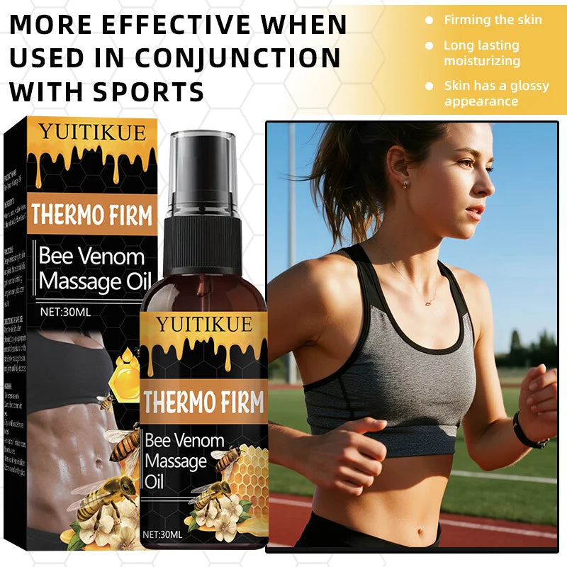 YUITIKUE Firming Bee Venom Massage Oil for joint and muscle relief, barrier-strengthening hydration, and knee body massage Pi-Mart