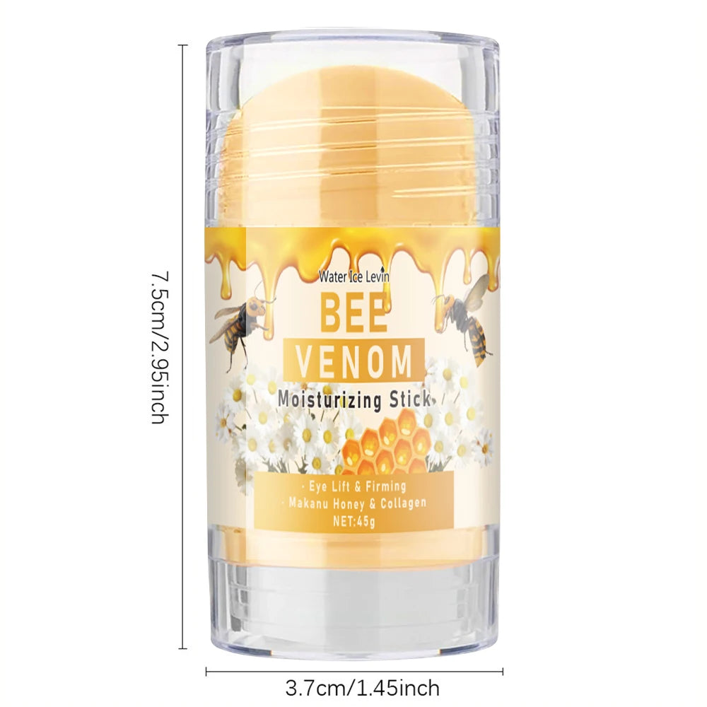 Bee Venom Eye Cream Stick Hydrates and Moisturizes the Skin Around the Eyes, Protects and Nourishes, Making the Light Beige Color More Soft Pi-Mart