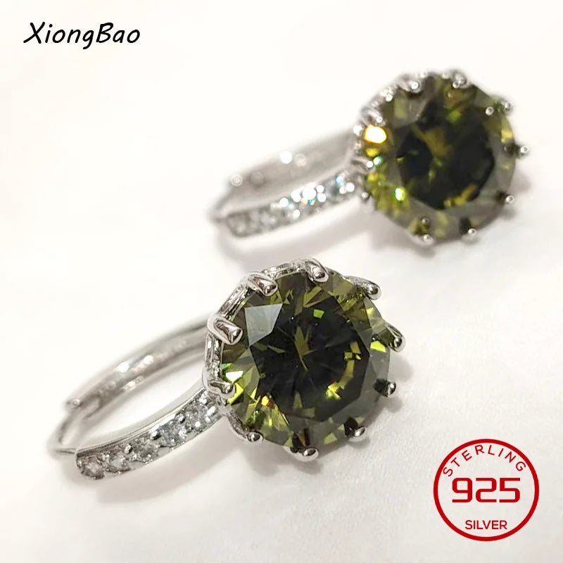 925 Sterling Silver Earrings New Women Elegant Temperament Sterling Anniversary Gift Fashion Jewelry Accessories Geometric Ears Pi-Mart
