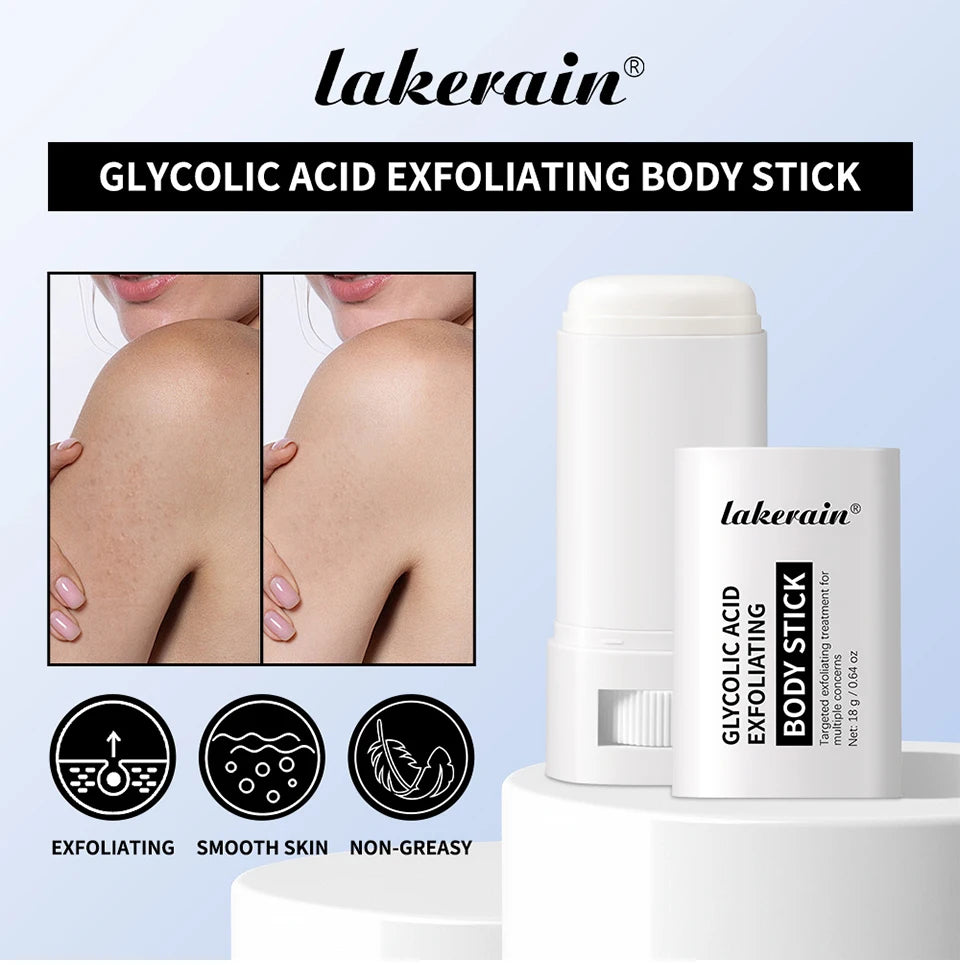 Glycolic Acid Exfoliating Body Stick Multiple Concerns Delivers Deep Effective Exfoliation Nourishing Moisture Deep Hydration Pi-Mart