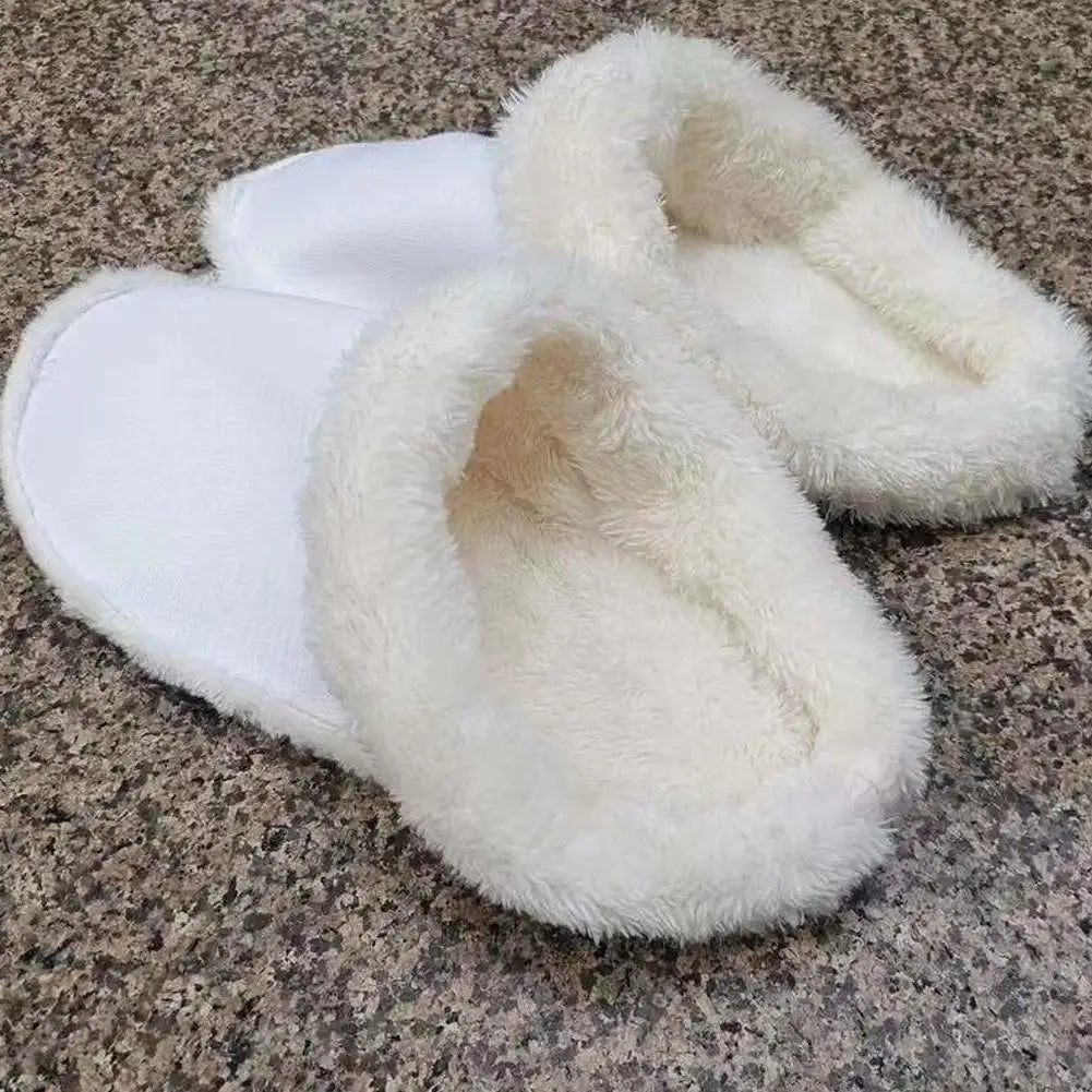 Autumn Winter Plush Liner Warm Hole Shoes With Detachable Thicken Soft Shoe Cover Fashion Versatile Slippers Lining Accessories Pi-Mart