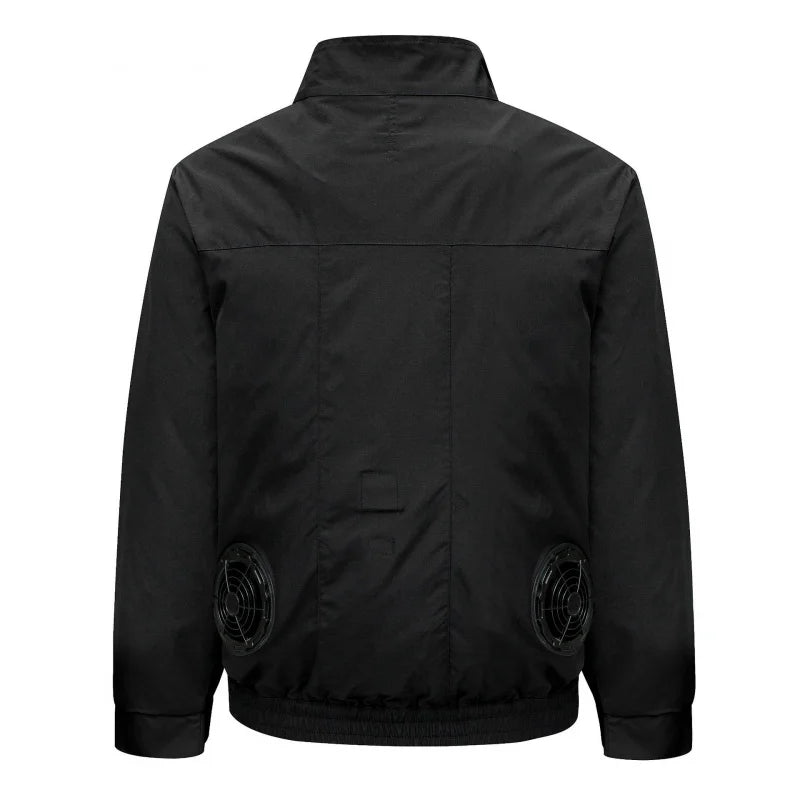 Cooling Air Conditioning Clothes with Fan Outdoor Charging Summer Cooling Welding Labor Overalls Men Pi-Mart