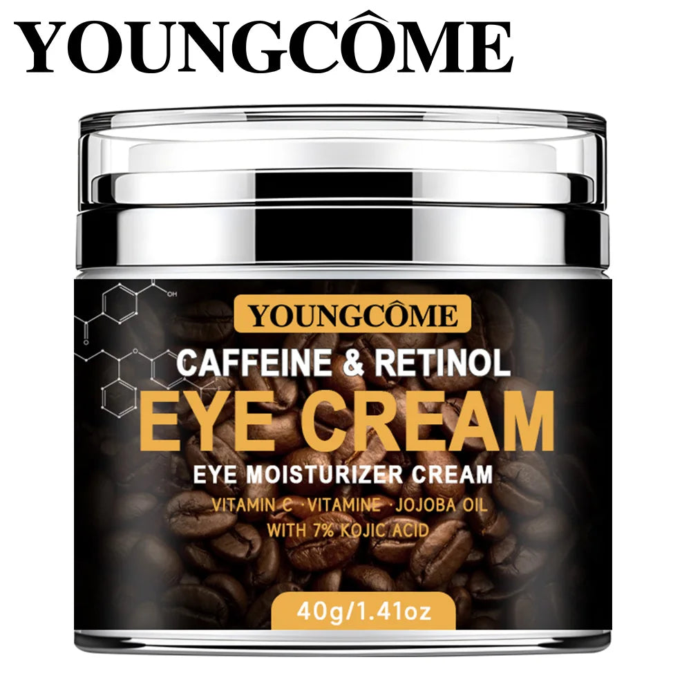 Caffeine Eye Cream Fade Dark Circles Eye Cream Firming Removal Puffiness Moisturizing Lightening  Anti-aging Eye Cream Pi-Mart