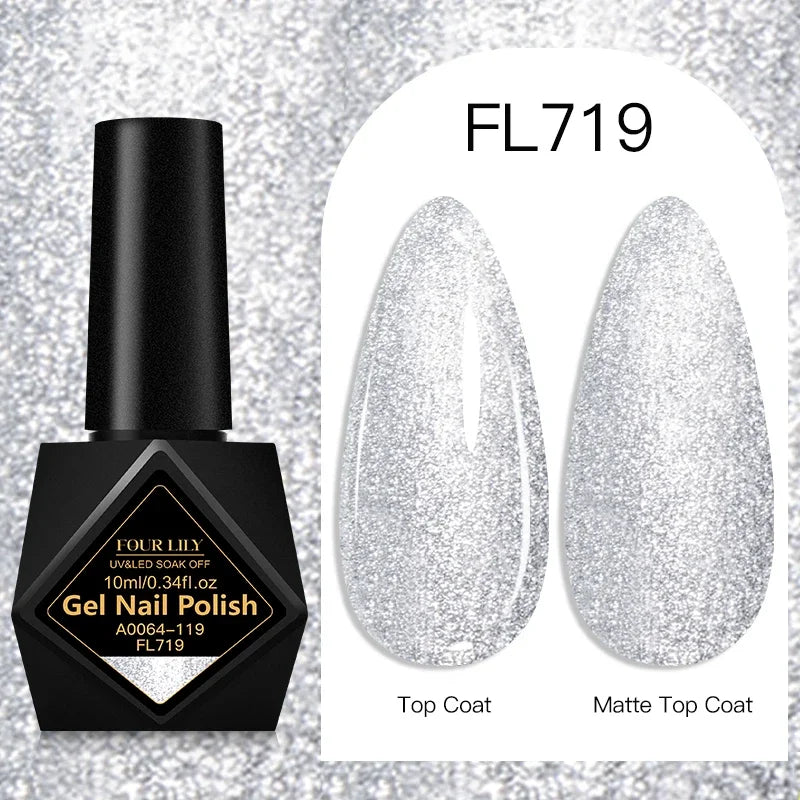 10ml Gel Nail Polish 162 Colors Nail Supplies Vernis Semi Permanent Nail Art Manicure Soak Off LED UV Gel Nail Varnishes Summer Tri Light Beauty
