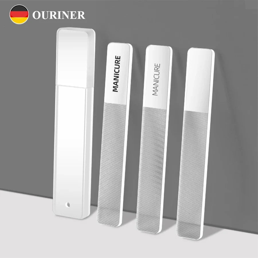 Nano Glass Nail File Transparent Crystal Nail Polish Rubbing Strip Polishing And Shining Nail Enhancement Tool Tri Light Beauty