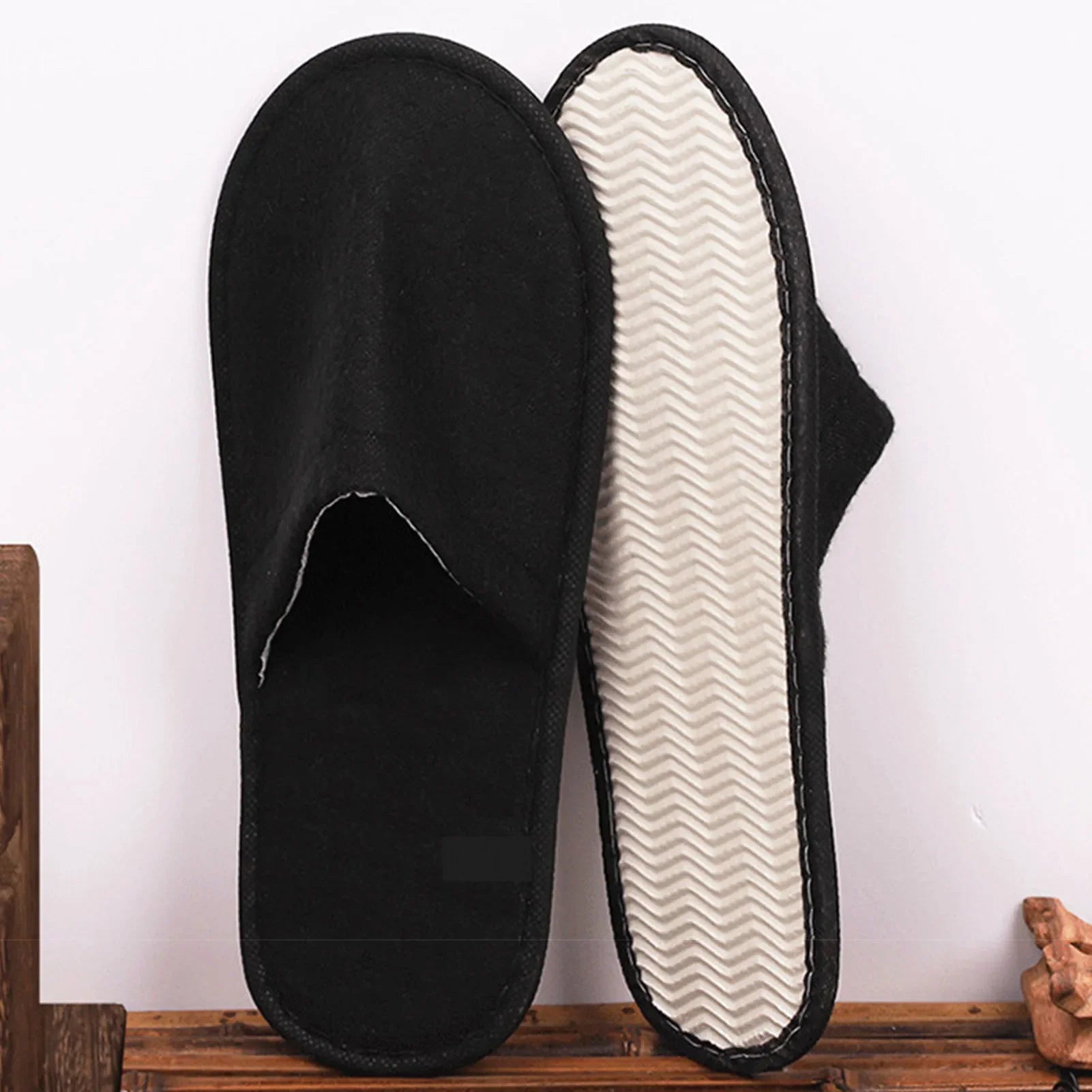 Portable Home Guest Slippers Comfortable to Wear Thickened Slippers for Home and Travel Guests Use LadyShow.Store