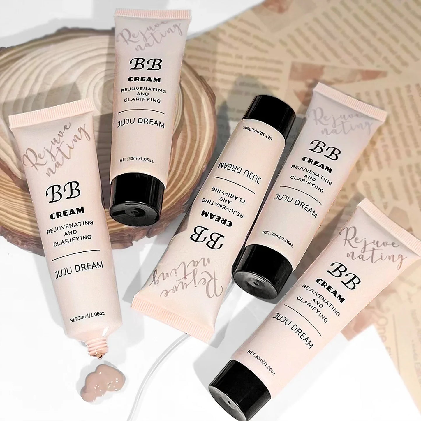 BB cream, isolation cream, liquid foundation, moisturizing, oil control, long-lasting makeup, milk, dry skin, and no powder LadyShow.Store