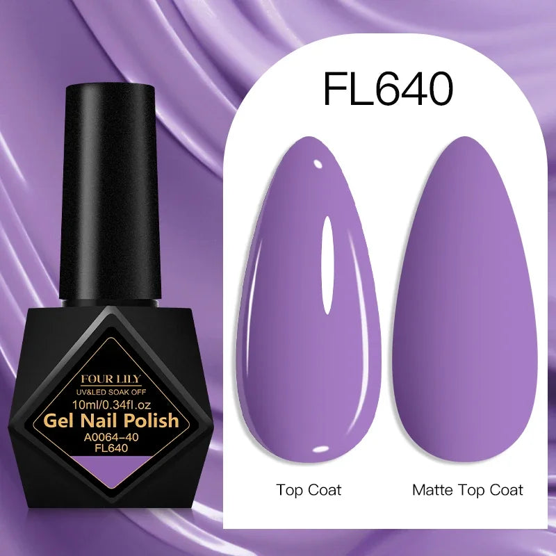 10ml Gel Nail Polish 162 Colors Nail Supplies Vernis Semi Permanent Nail Art Manicure Soak Off LED UV Gel Nail Varnishes Summer Tri Light Beauty
