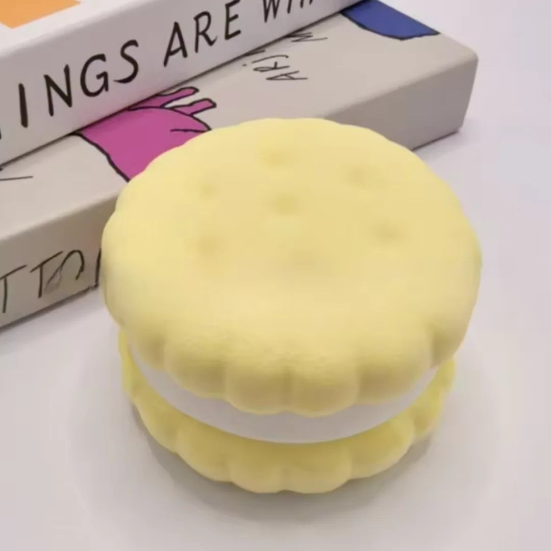 Squishy Simulated Cake Squeeze Toy Stress Relief Slow Rising Sensory Fidget Toys for Anxiety ADHD Autism Adults ASMR Fun Pi-Mart