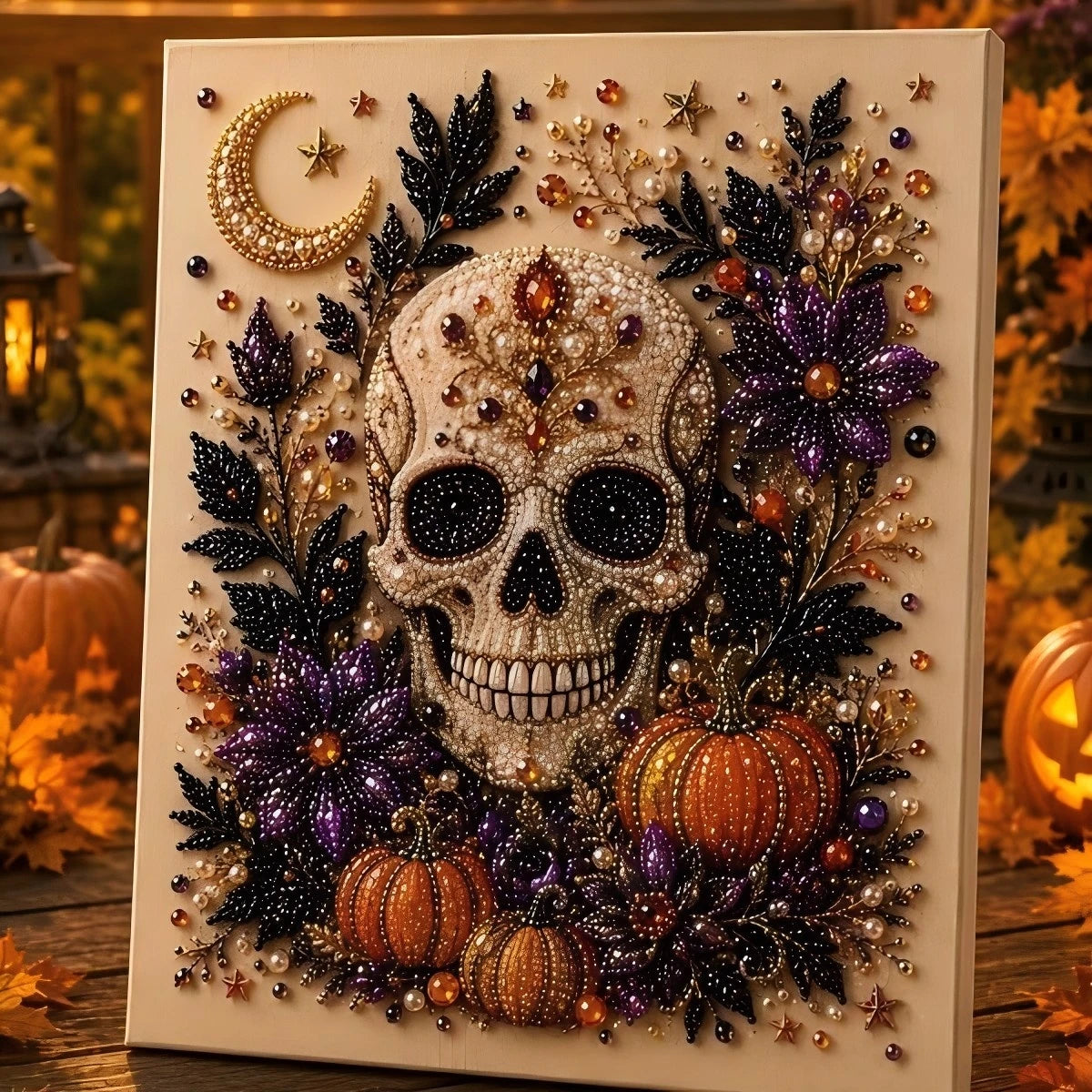 Originality Diamond-Painting Kit Holiday Pearl Diamond-Painting Art DIY Assembly Craft Activity Home Decor Christmas Gifts Pi-Mart
