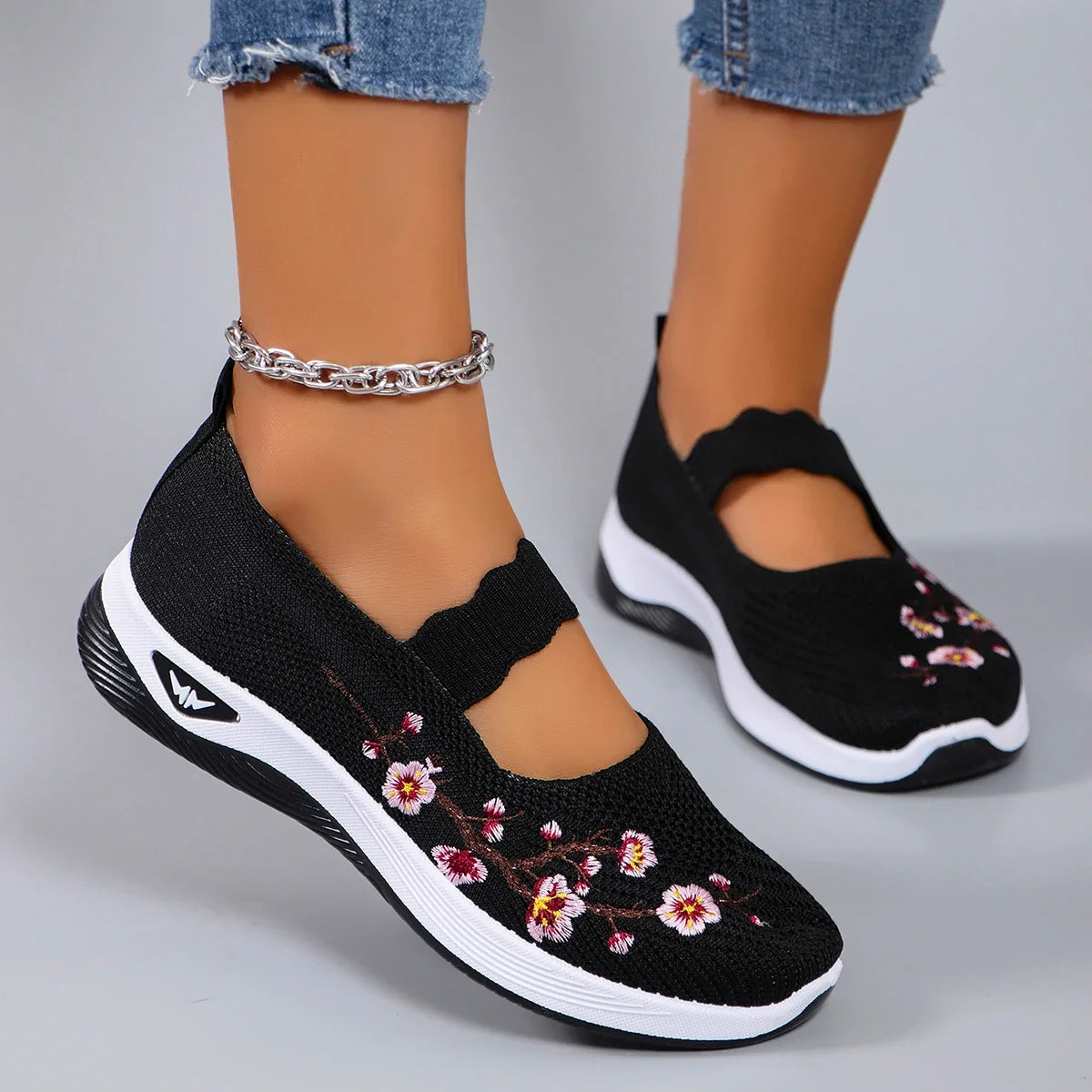 Women's summer breathable mesh flat shoes women's shoes casual sports shoes, clearance free shipping LadyShow.Store