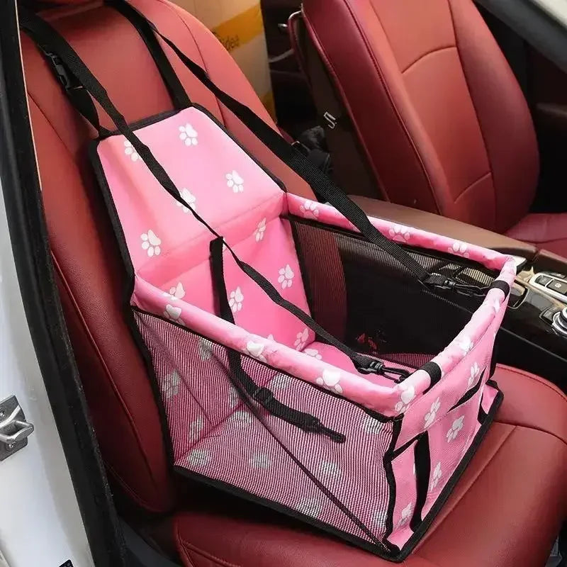 2025 High Quality Breathable Pets Carrier Car Seat Basket Safe Travel Carrier House Kennel Puppy Handbag Outdoor Pet Supplies Pi-Mart