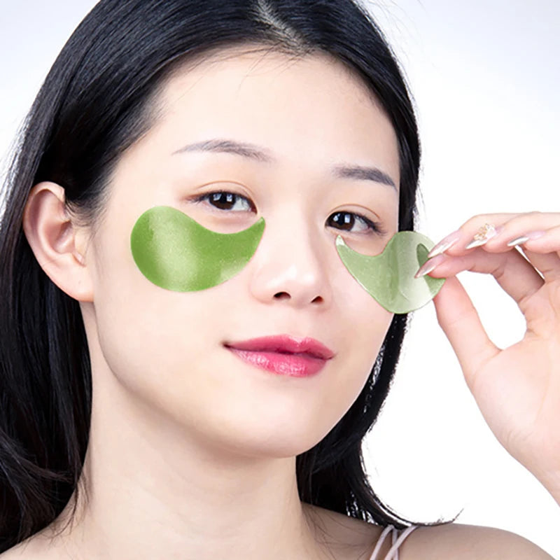 120pcs BIOAQUA  Gold Crystal Collagen Eye Mask Anti Dark Circles Anti-Wrinkles Seaweed Moisturizing Eye Patches Eyes Skin Care Pi-Mart