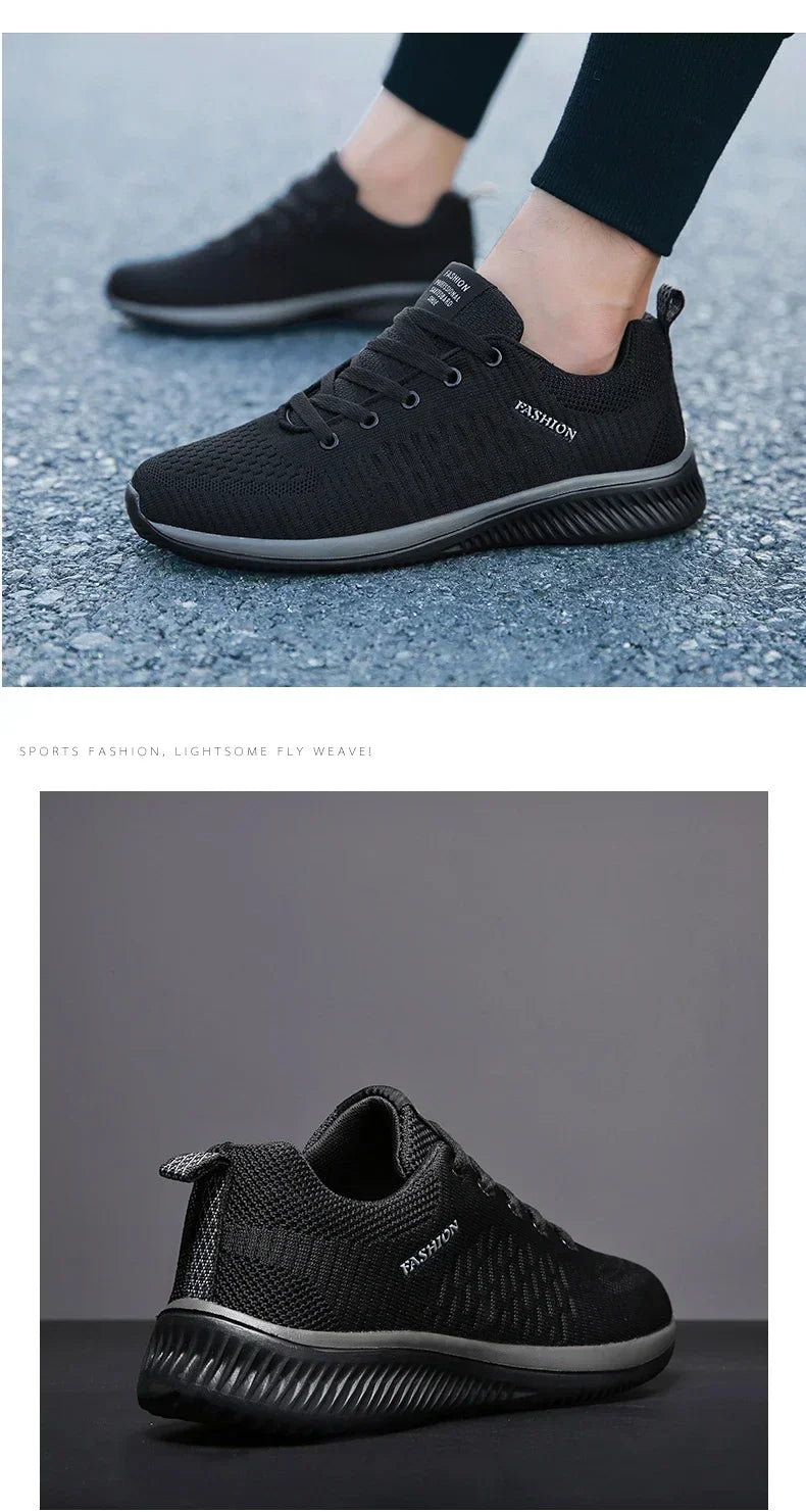 2026 Men Running Walking Knit Shoe Casual Sneakers Breathable Sports Running Athletic Gym Lightweight Outdoor Women Shoes Size Pi-Mart