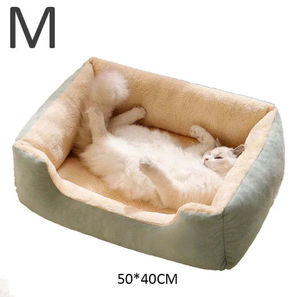 Bed for Cats Pet Products Cushions Kitten Goods Accessories Dog All Houses Supplies Things Accessory Habitats Basket House Beds Pi-Mart
