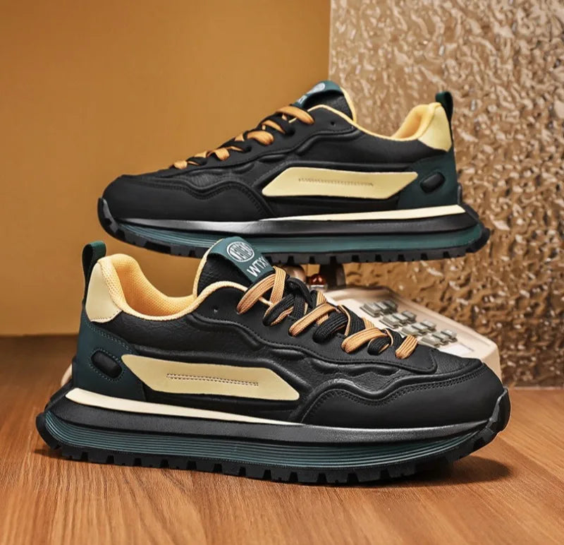 Trend Men Versatile Sneakers 2025 Autumn High Quality Comfortable Platform Sports Running Shoes Outdoor Youth Shoes for Men Plus Pi-Mart