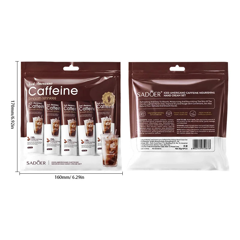 Iced Americano Coffee Hand Cream Set Deeply Moisturizes and Protects Hands in Autumn and Winter Pi-Mart
