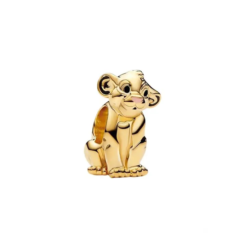 DSN 925 Silver King Of The Grasslands 2026 Charm Beads Pendant Fits Bracelet Necklace DIY Women Festival Party Jewelry Gifts Pi-Mart
