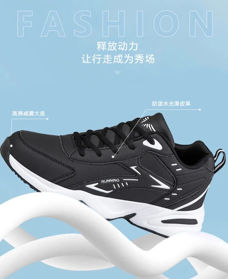 Autumn New Men Microfber Running Shoes Luxury Brand Men Shoes School Student Air-cushion Sneakers Fashion Man Casual Shoes 35-48 Pi-Mart