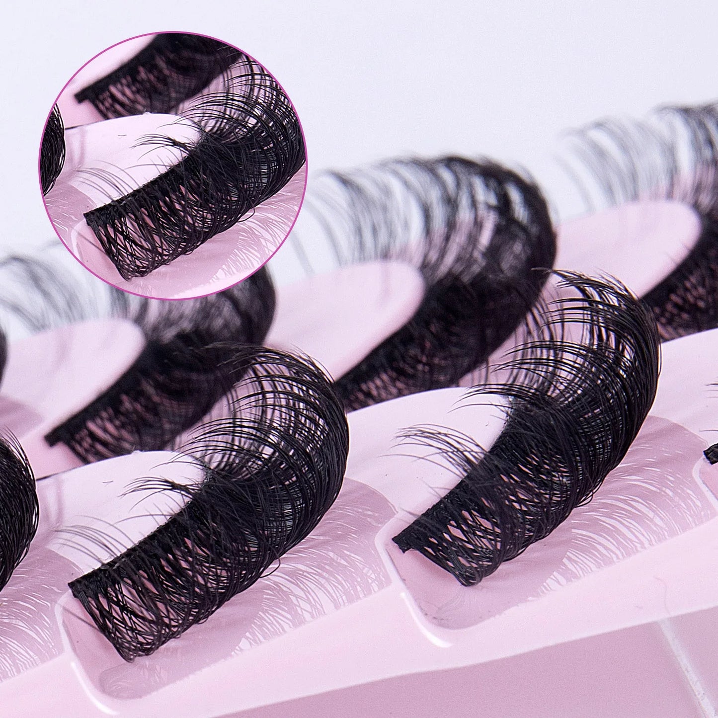 Fashion Russian Strip Lashes 2/5/10 Pairs 3D Mink Lashes Natural Eyelashes Dramatic False Eyelashes Wholesale Eyelash Extension Pi-Mart