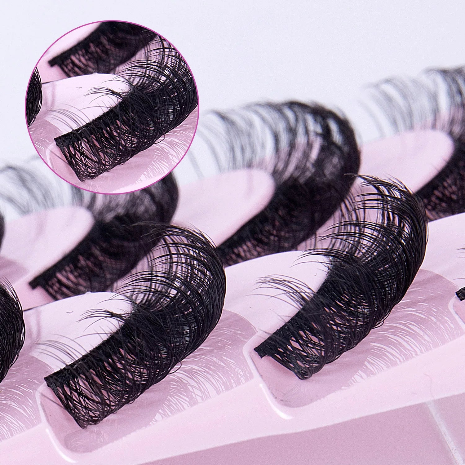 Fashion Russian Strip Lashes 2/5/10 Pairs 3D Mink Lashes Natural Eyelashes Dramatic False Eyelashes Wholesale Eyelash Extension Pi-Mart
