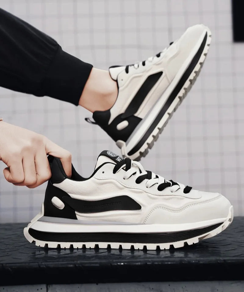 Trend Men Versatile Sneakers 2025 Autumn High Quality Comfortable Platform Sports Running Shoes Outdoor Youth Shoes for Men Plus Pi-Mart