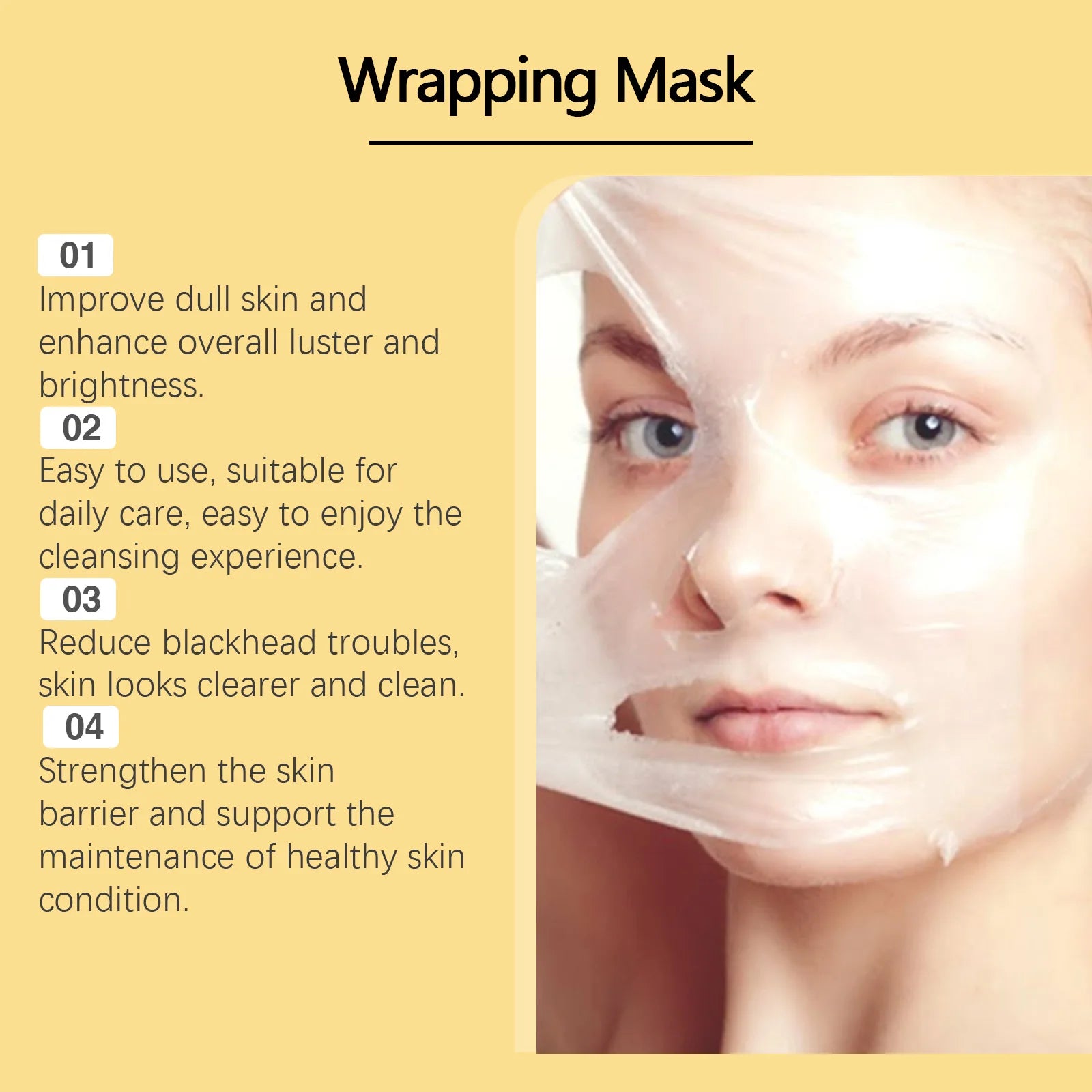 HOYGI Turmeric Collagen Mask Cleansing Pore Improves Spots Gentle Exfoliation Brightening Dullness Smoothing Peel-off Mask 75g Pi-Mart