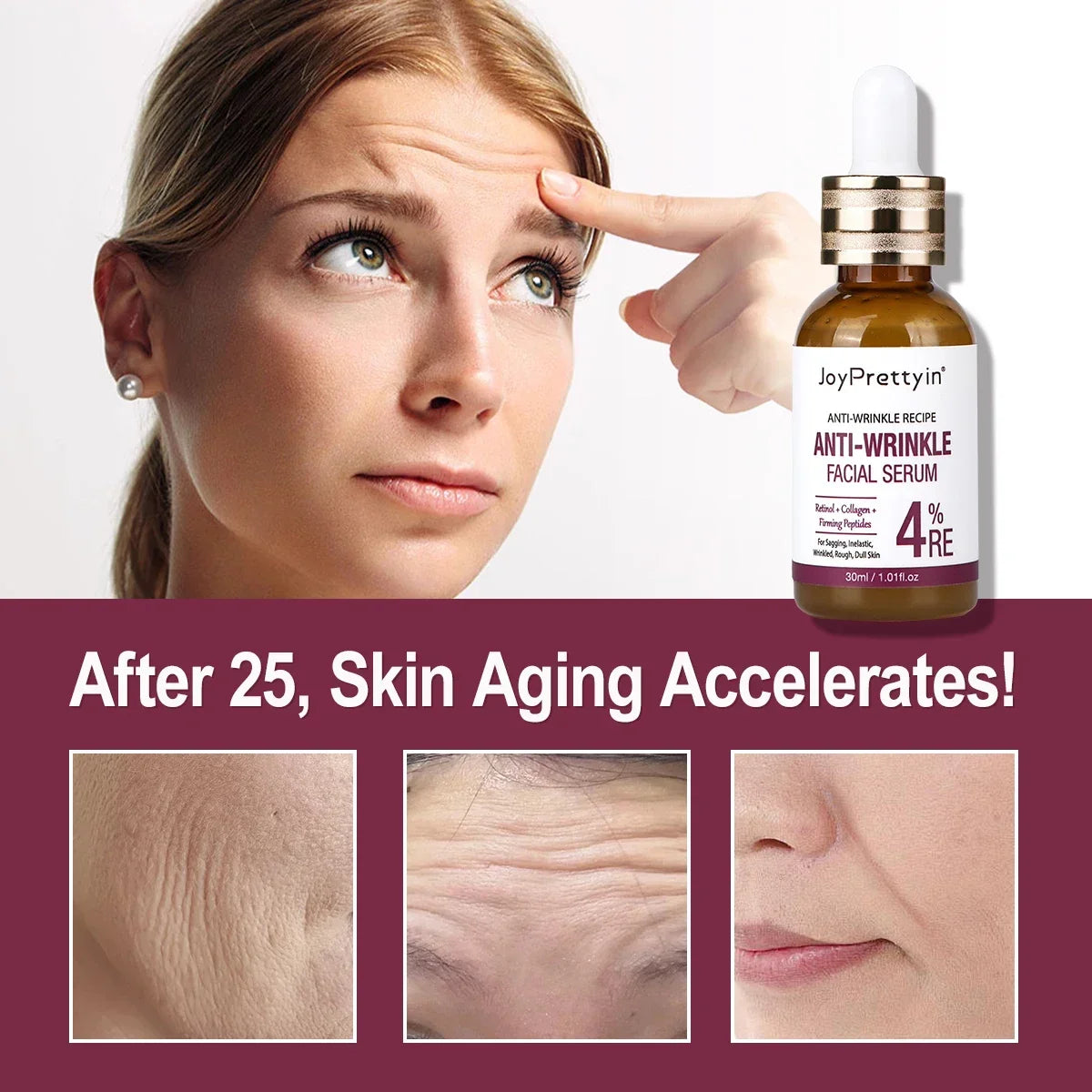 Retinol facial essence smoothes, moisturizes, reduces fine lines, tightens and nourishes essence Pi-Mart