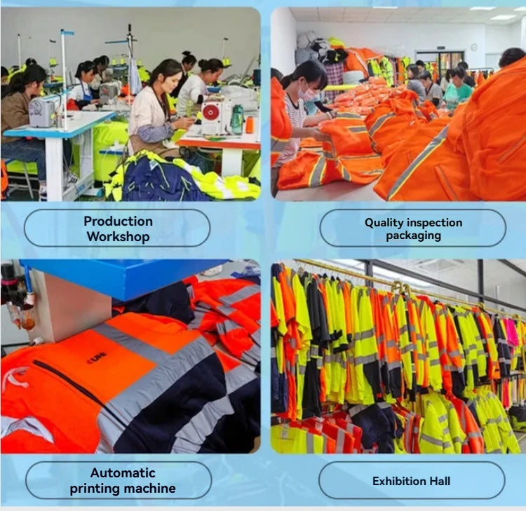 Winter Black Jacket High Visibility Warm Jacket for Men With Customized Logo Waterproof Jacket Reflective Parka Jacket Workwear Pi-Mart