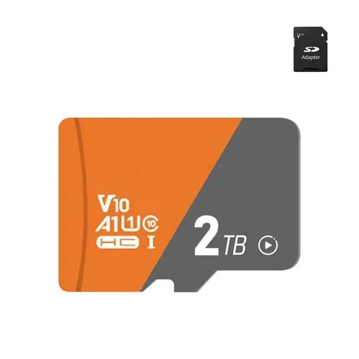 2TB TF SD Card Memory Card High Speed TF/SD 128GB 256GB 512GB 1TB Mini Memory Card Class 10 For Camera/Phone/Computer 2026 Pi-Mart