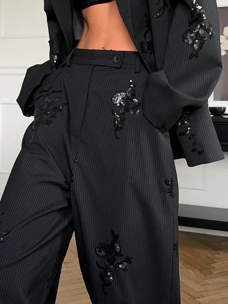 Solid Lapel Blazer Women Coats Fashion Full Sleeve Pocket One Button Jackets 2026 Autumn Daily Office Lady Commute Outwear LadyShow.Store