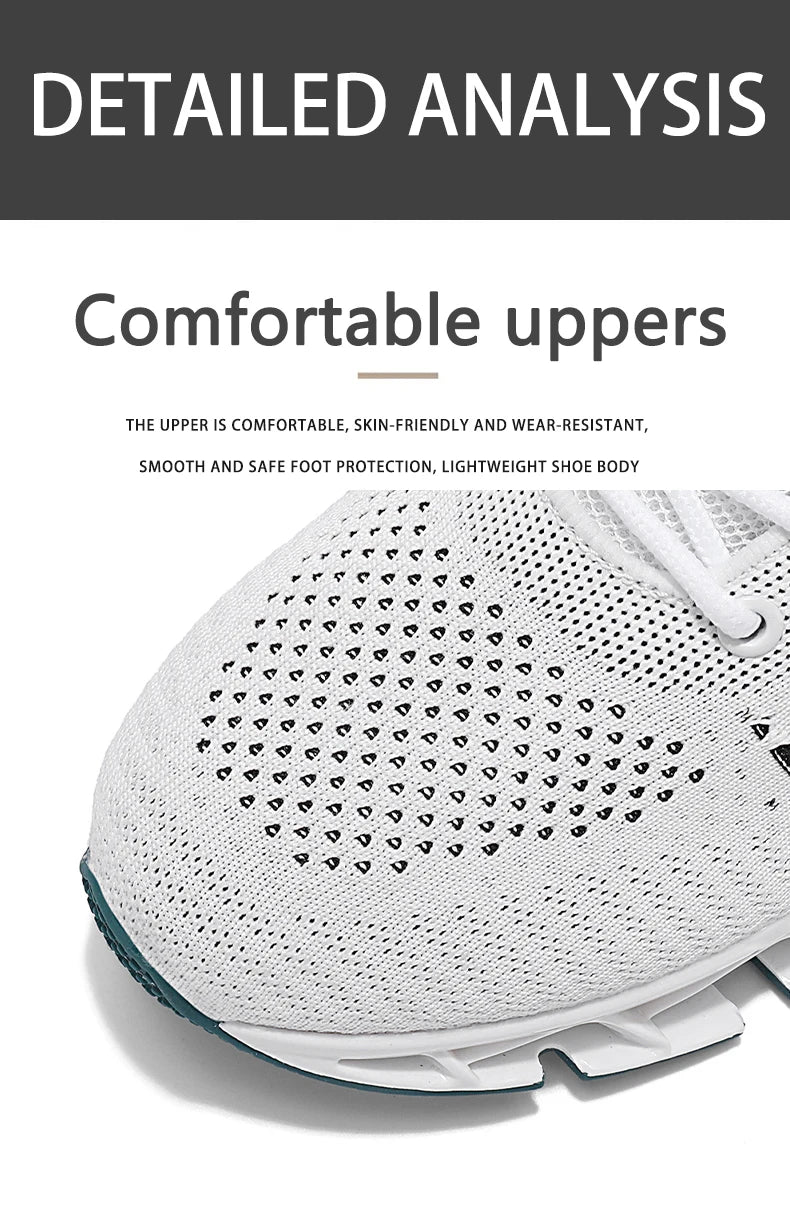 Casual Sneakers Mens Shock-absorb Running Shoes Lightweight Breathable Sports Shoes for Men 2026 New Trendy Gym Trainers for Man Pi-Mart