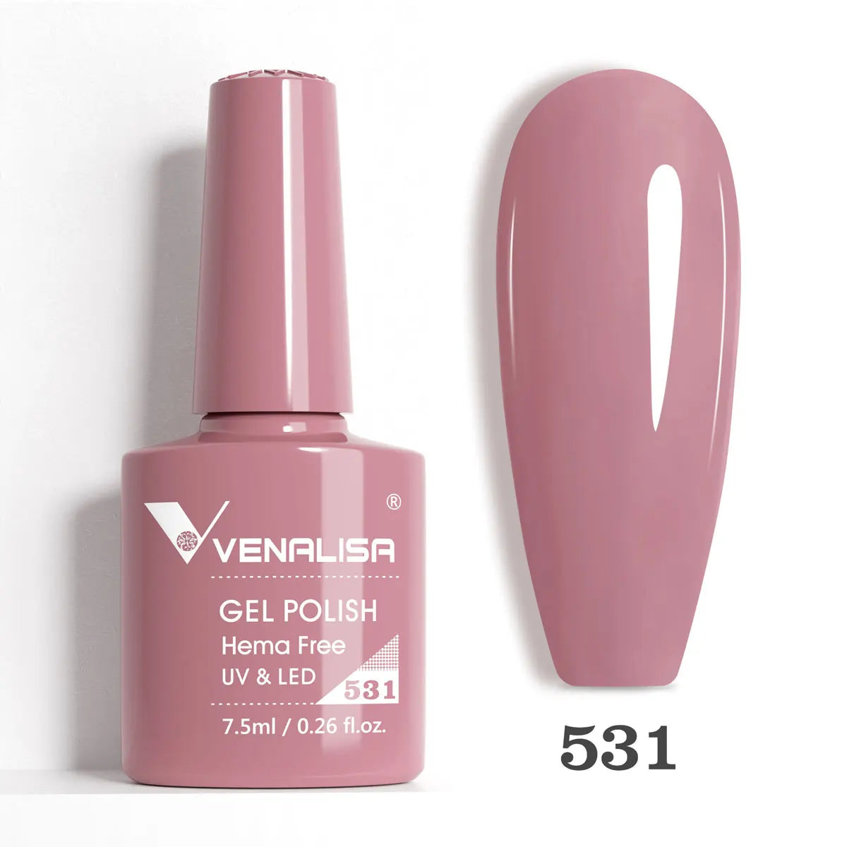 Venalisa HEMA TPO FREE Nail Gel Polish Glitter Gorgeous Full Coverage Soak Off UV LED French Nail Jelly Pink Nude Collection Tri Light Beauty